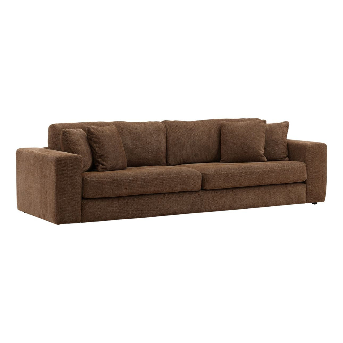 Modern Chunky Woven Chenille Fabric Sofa