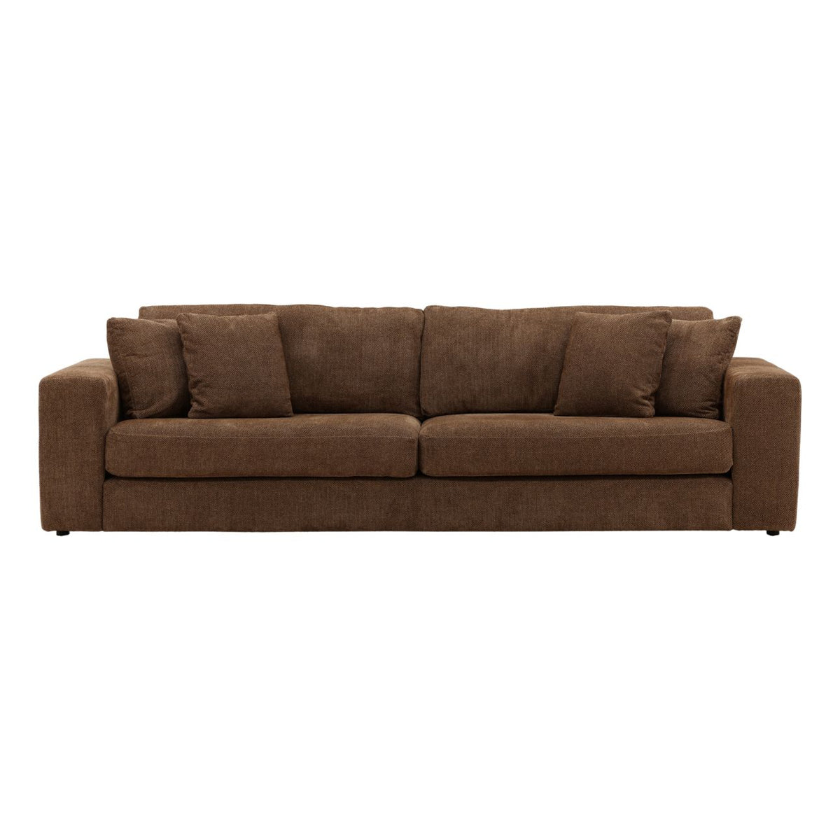 Modern Chunky Woven Chenille Fabric Sofa
