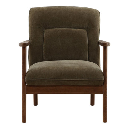 Artisan Velvet Fabric and Rubber Wood Home Accent