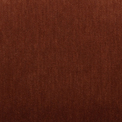 Canna Rust and Brown Chenille Fabric and Rubber Wood Chair 28.5 in Wide