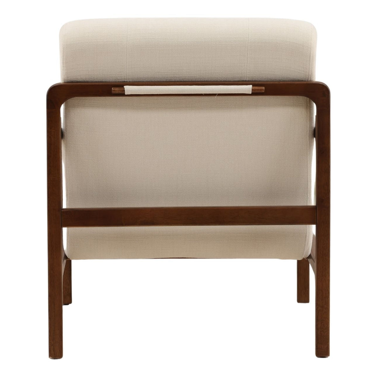 Artisan Basketweave Fabric and Rubber Wood Home Accent