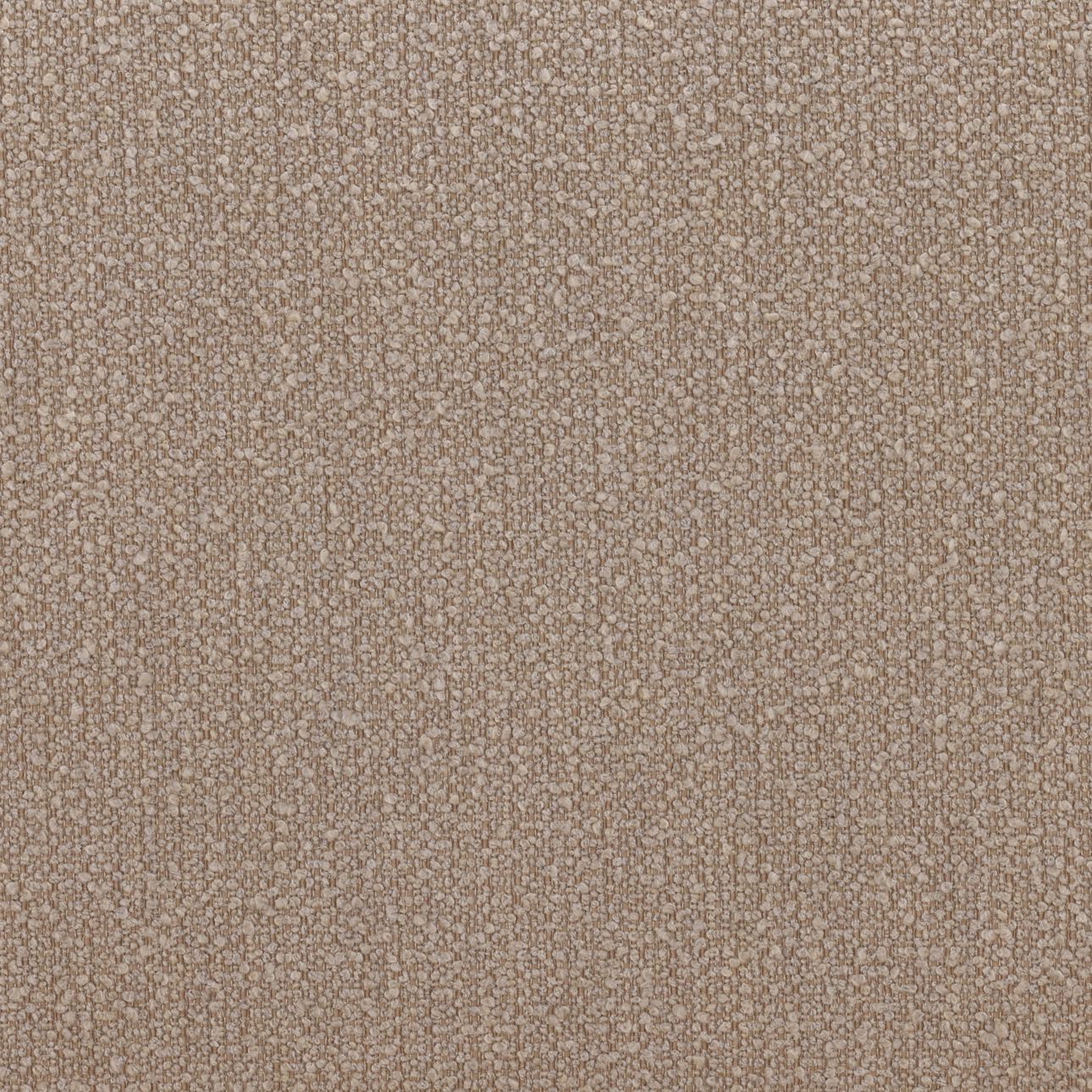 Olana Sand and Brown Boucle Fabric and Rubber Wood Sofa 95 in Wide
