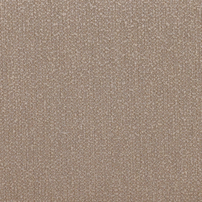 Olana Sand and Brown Boucle Fabric and Rubber Wood Sofa 95 in Wide
