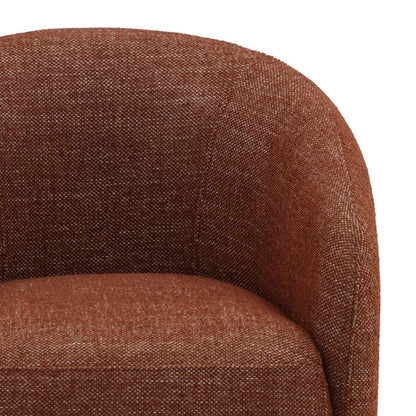 Curated Basketweave Fabric Dining Chair