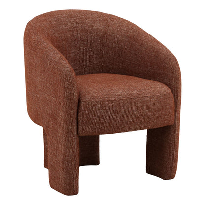 Curated Basketweave Fabric Dining Chair