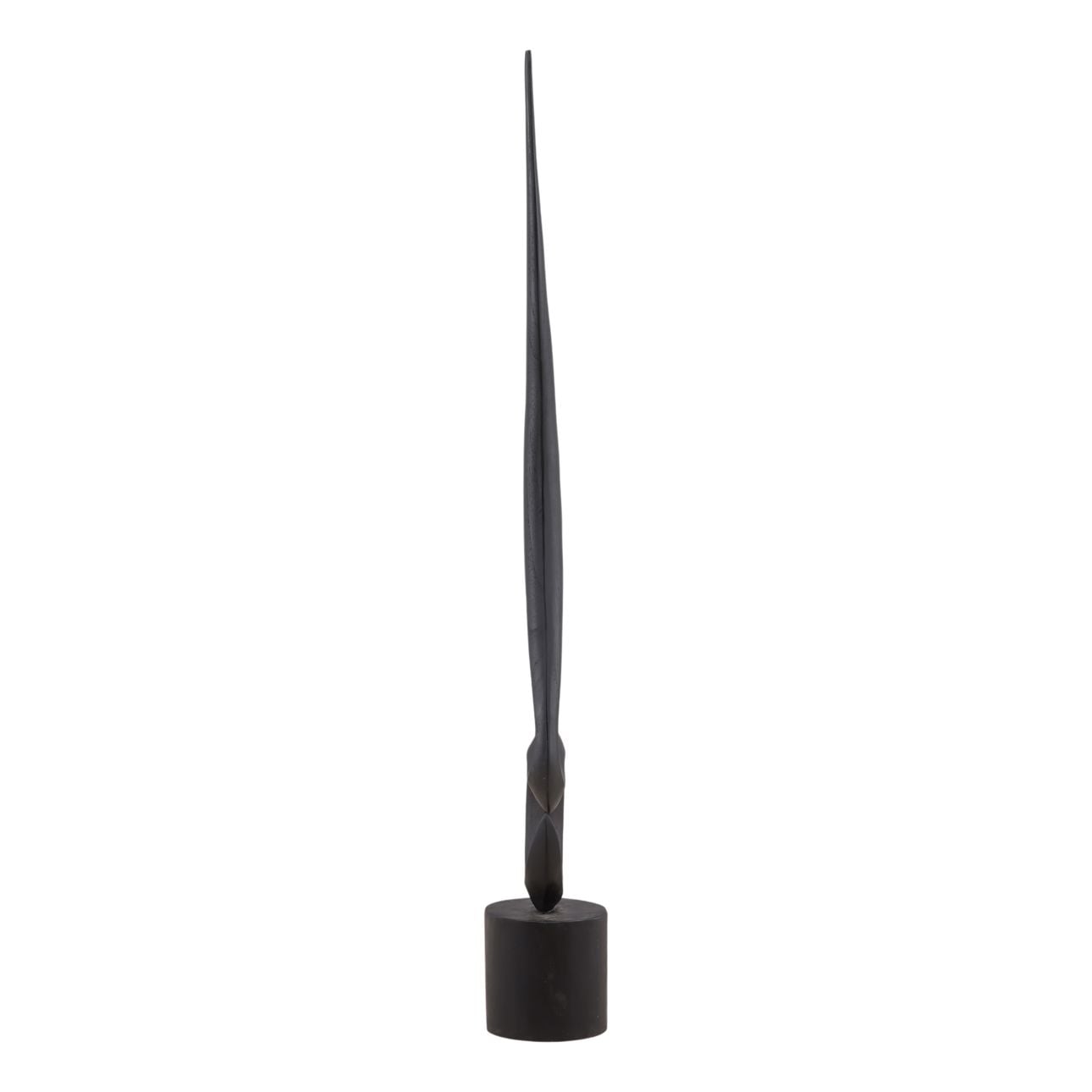 Black Teak Sculpture 8 in Wide