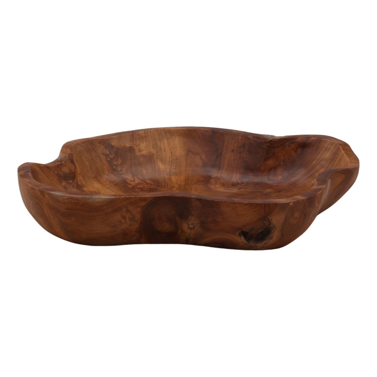 Natural Teak Bowl 19 in Wide