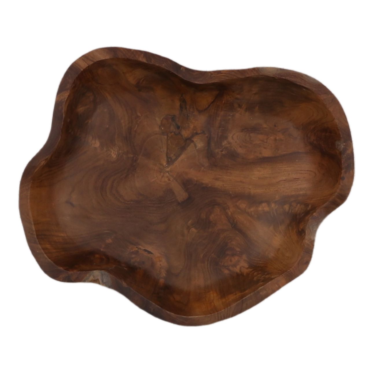 Natural Teak Bowl 19 in Wide