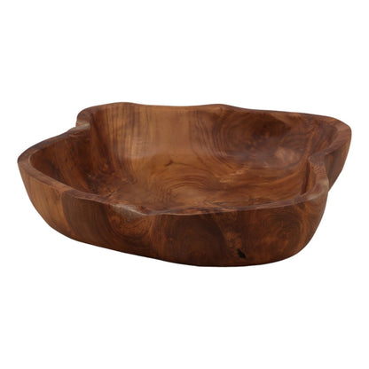 Natural Teak Bowl 19 in Wide
