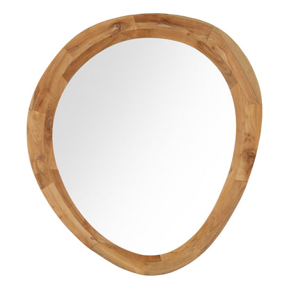 Natural Teak Wood Mirror 56.5 in Wide