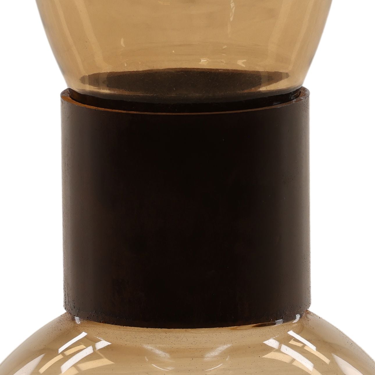 Brown Glass of 6.5 in Wide