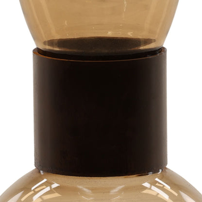 Brown Glass of 6.5 in Wide
