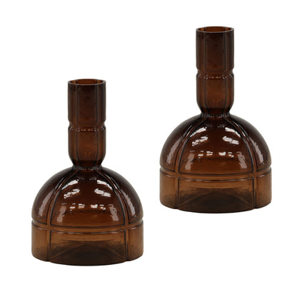 Brown Glass of 9 in Wide