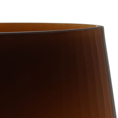 Brown Frosted Glass of 9.5 in Wide
