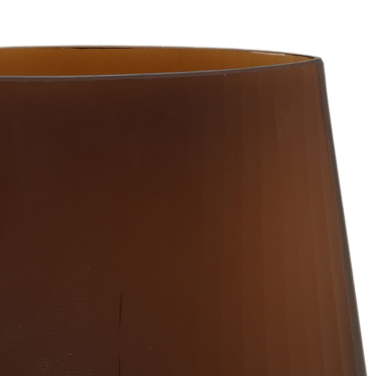 Brown Frosted Glass of 9.5 in Wide