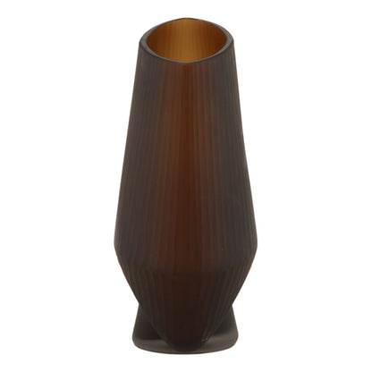 Brown Frosted Glass of 9.5 in Wide
