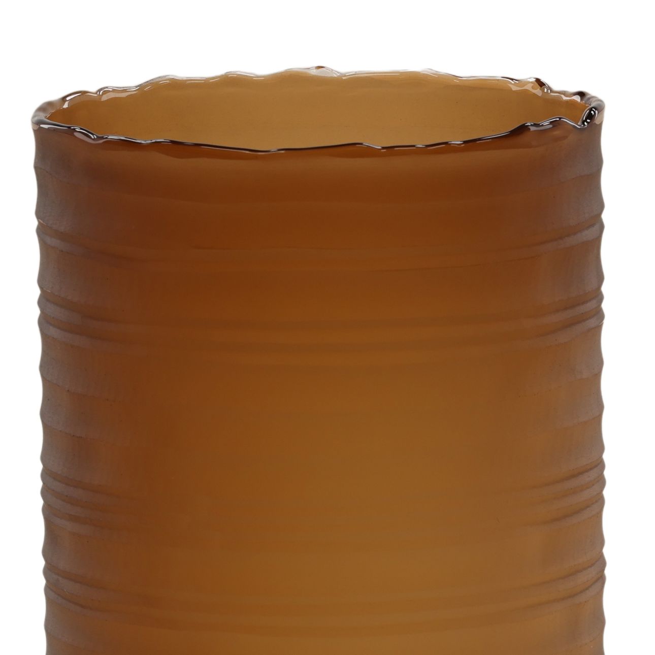 Amber Frosted Glass of 6.5 in Wide