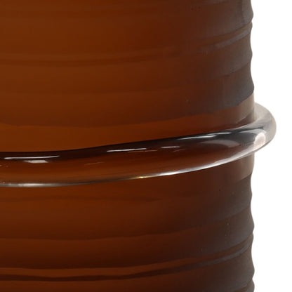 Amber Frosted Glass of 6.5 in Wide
