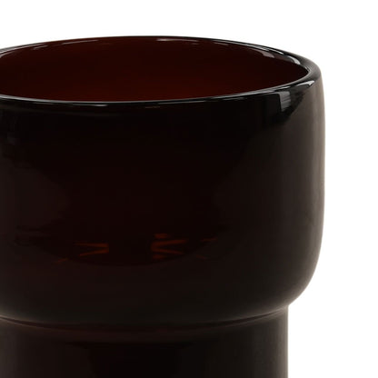 Brown Glass of 6.5 in Wide