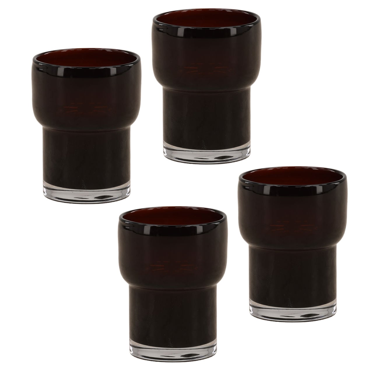 Brown Glass of 6.5 in Wide
