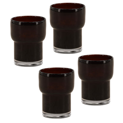 Brown Glass of 6.5 in Wide