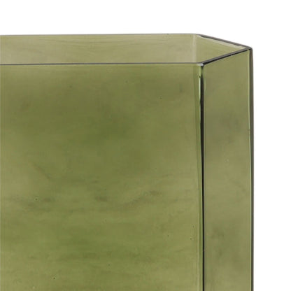 Green Glass of 7 in Wide