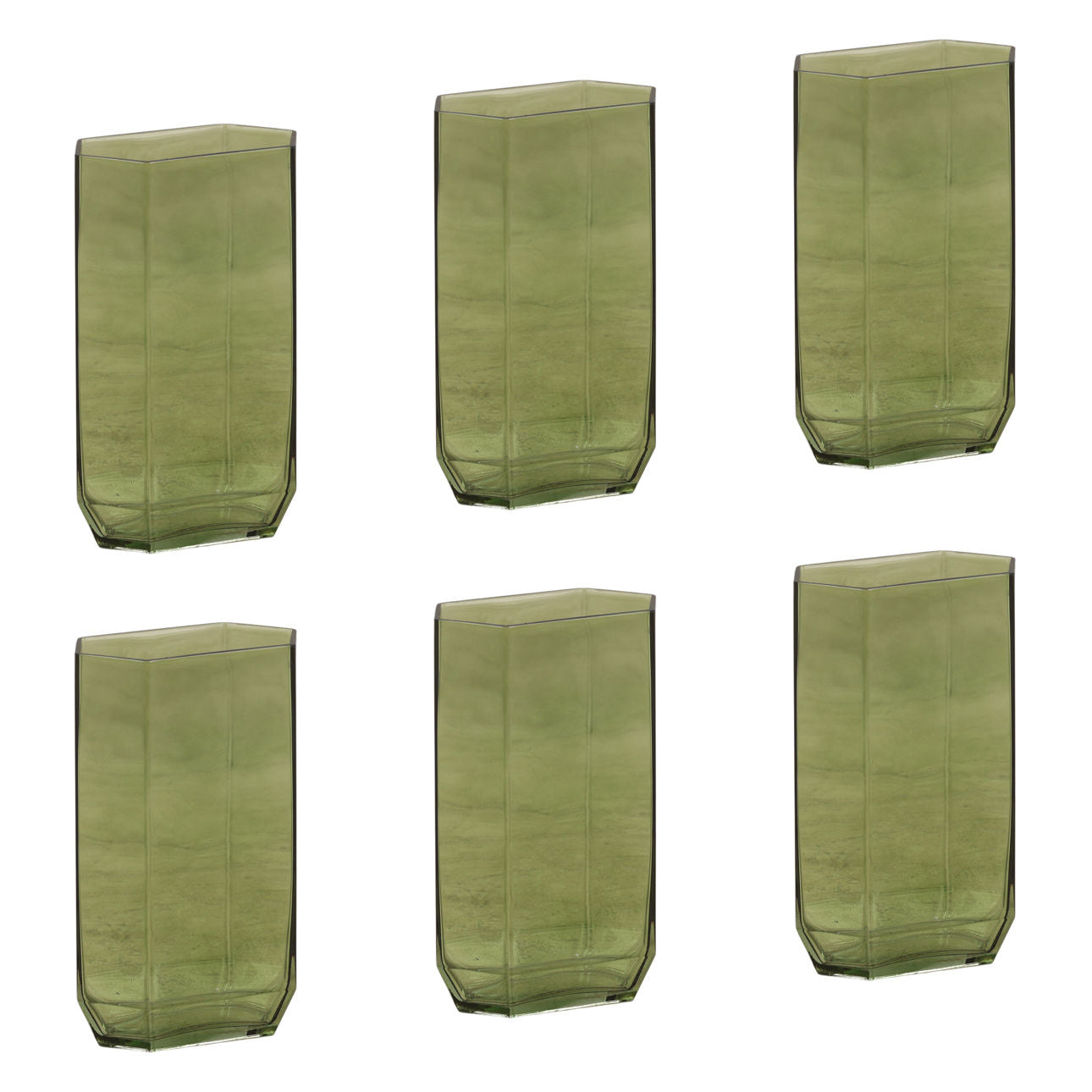Green Glass of 7 in Wide
