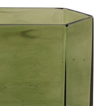 Green Glass of 7 in Wide