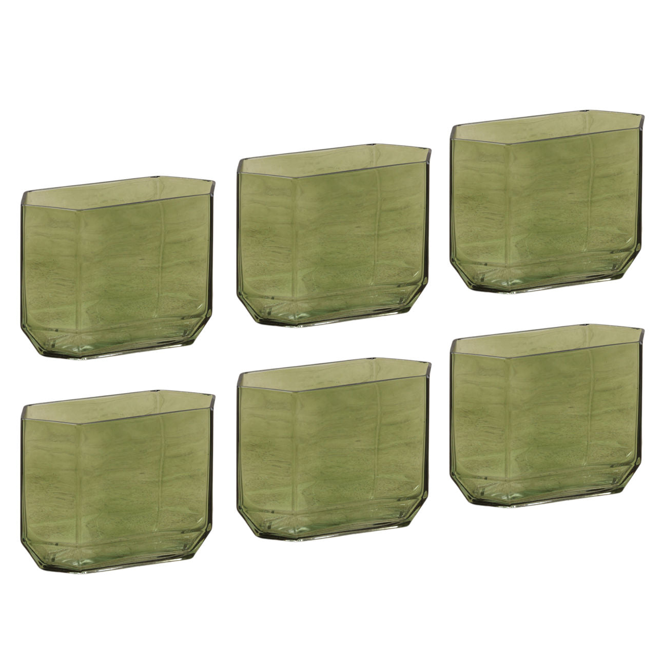 Green Glass of 7 in Wide