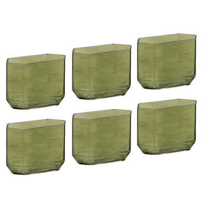 Green Glass of 7 in Wide