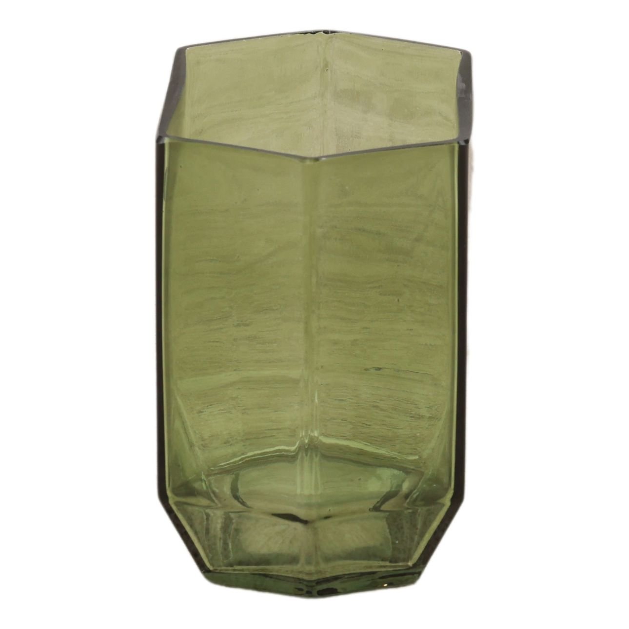 Green Glass of 7 in Wide