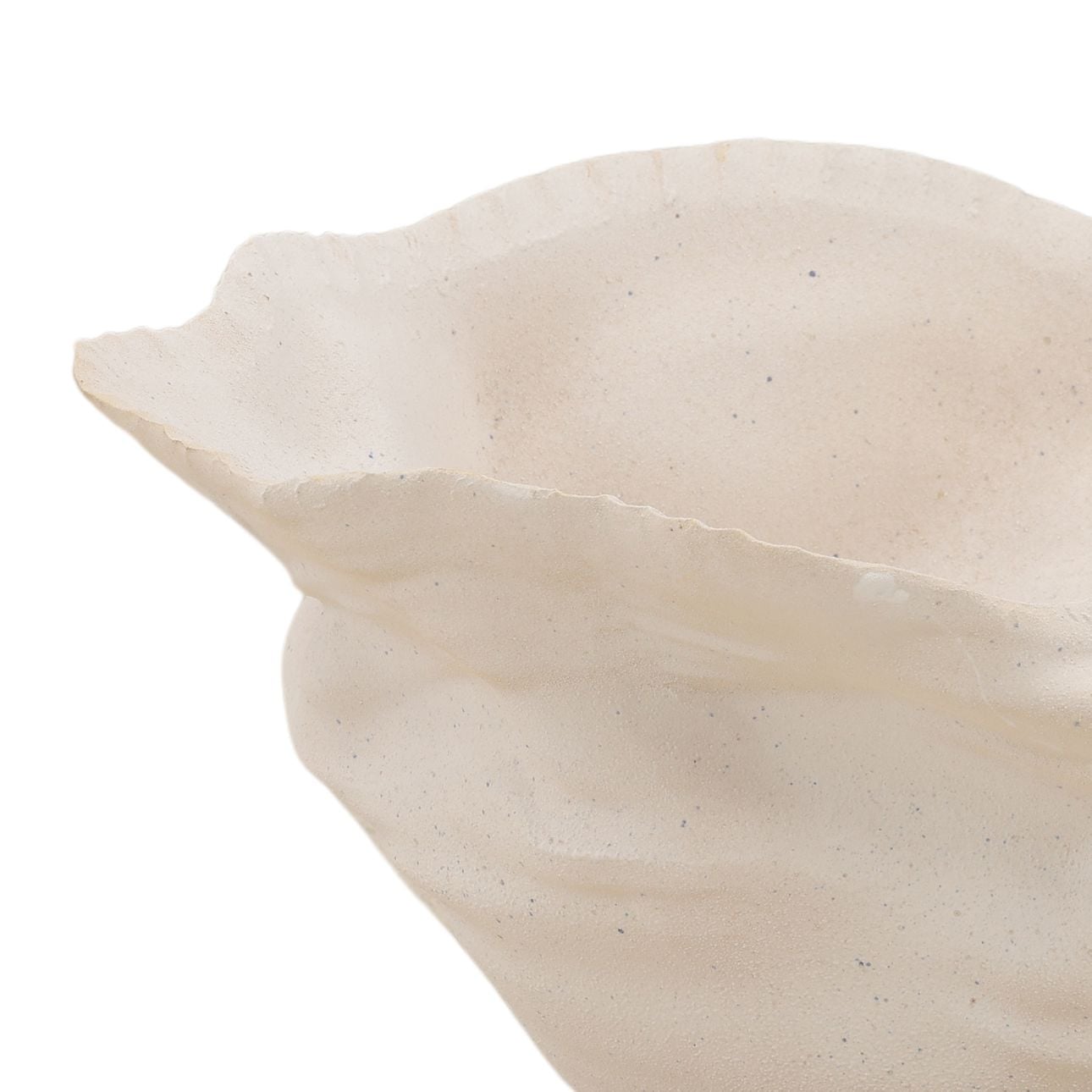Ivory Porcelain Bowl 17 in Wide