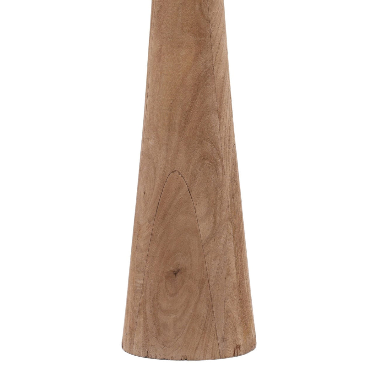 Modern Mango Wood and Jute Shade Floor Lamp