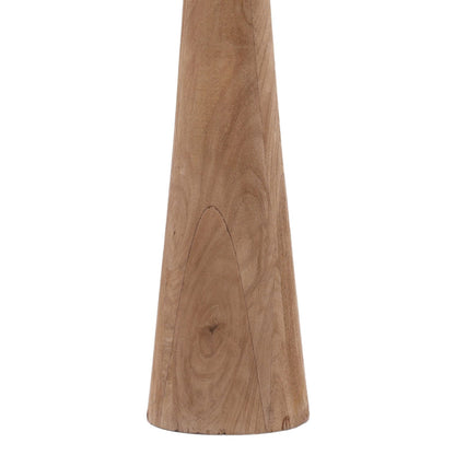 Modern Mango Wood and Jute Shade Floor Lamp
