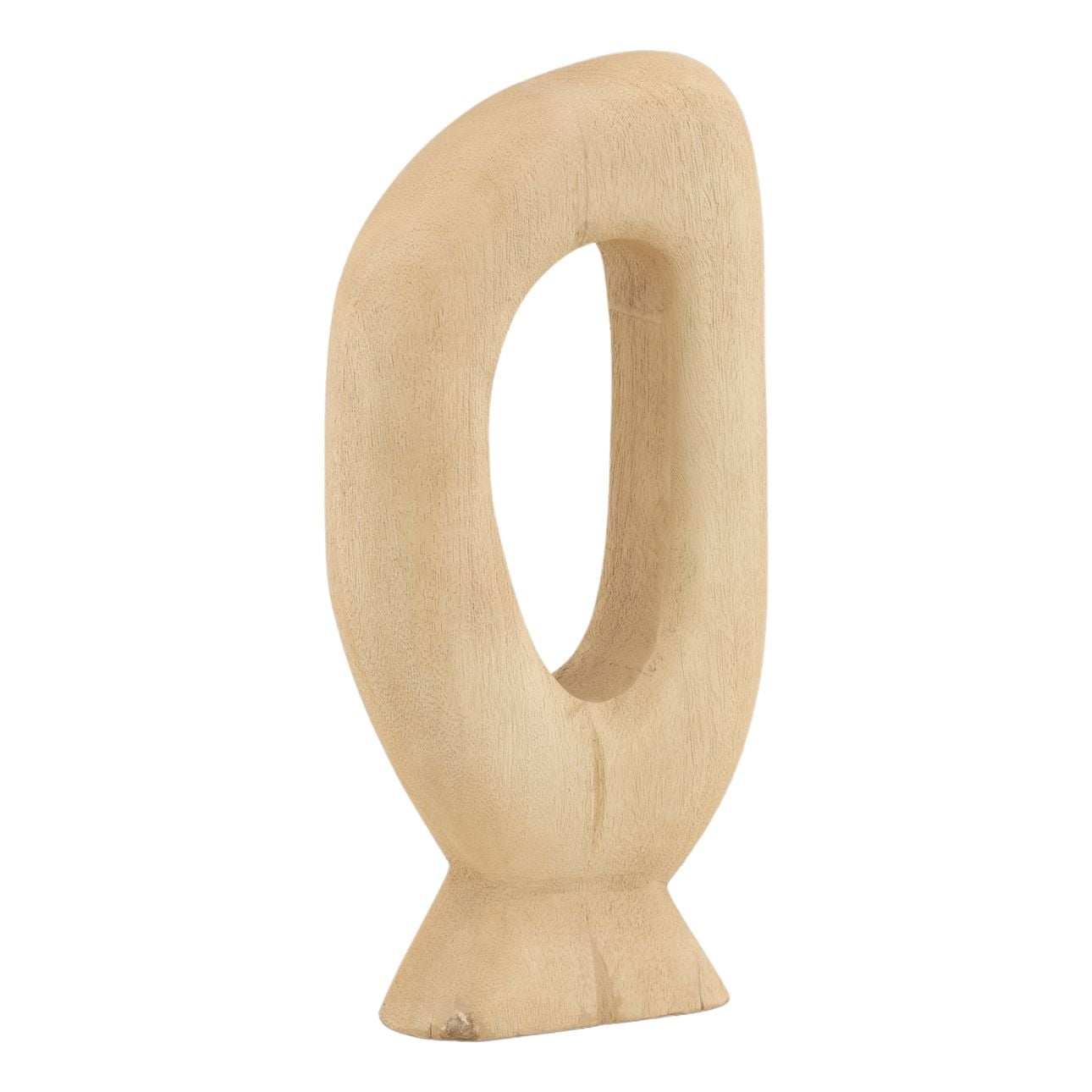 Natural Mango Wood Sculpture 7.5 in Wide