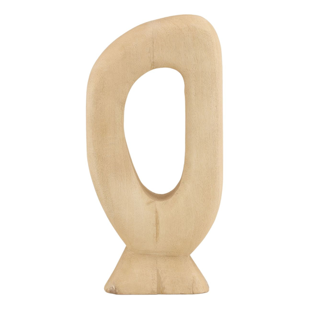 Natural Mango Wood Sculpture 7.5 in Wide