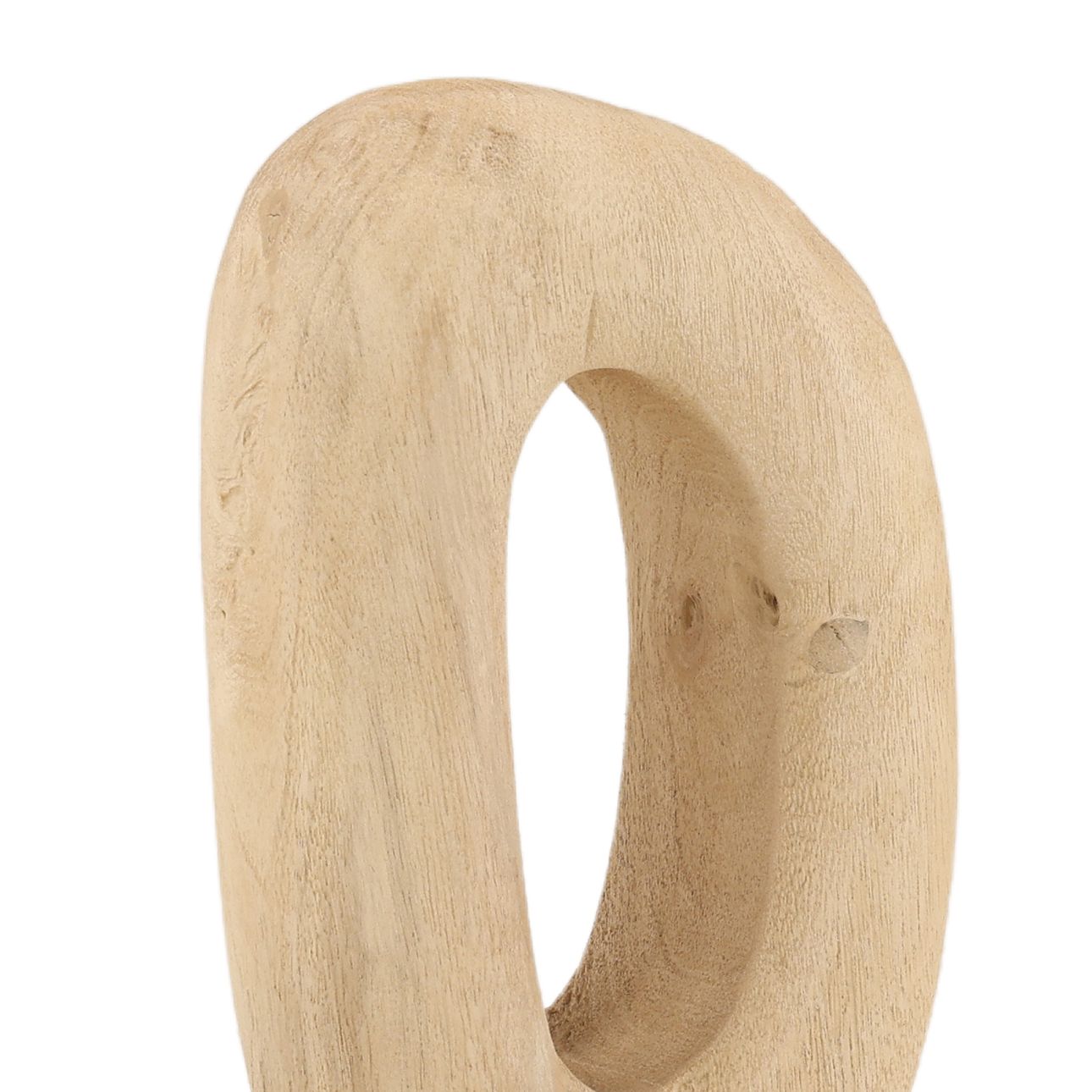 Natural Mango Wood Sculpture 7.5 in Wide