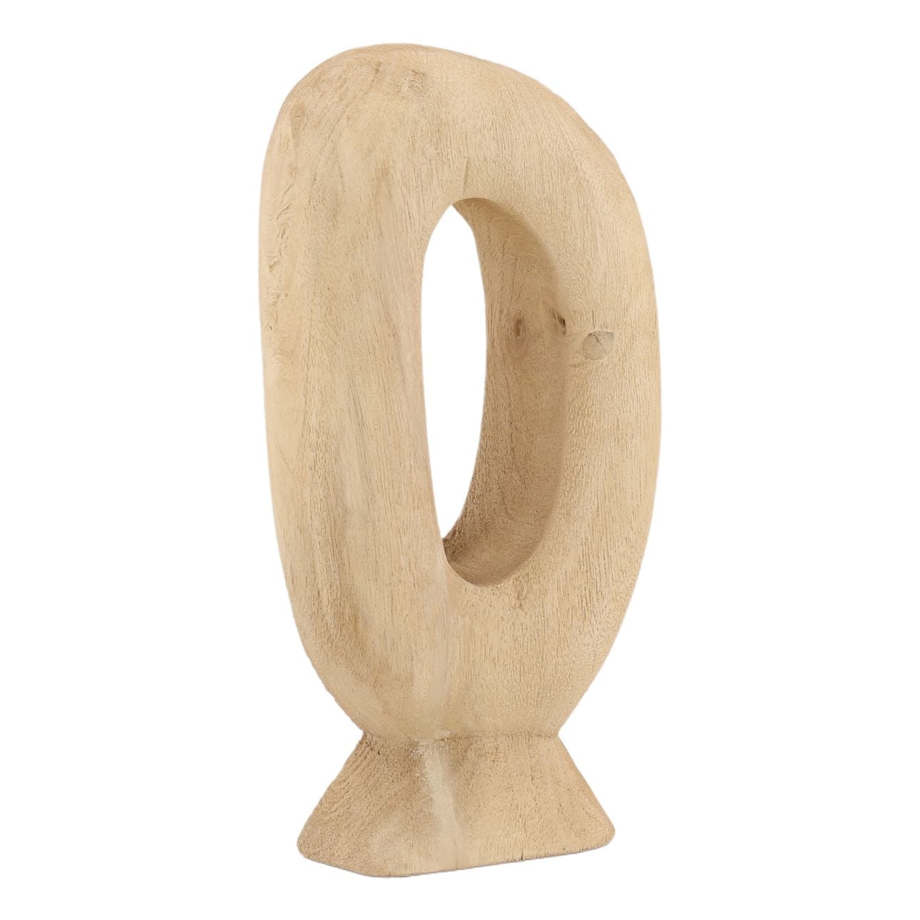 Natural Mango Wood Sculpture 7.5 in Wide