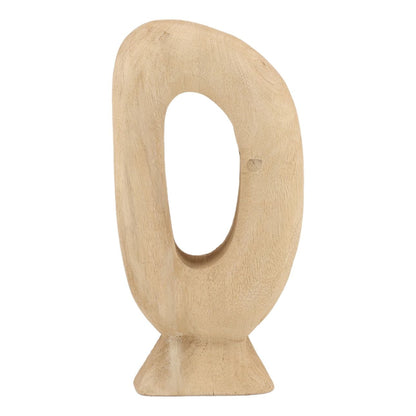 Natural Mango Wood Sculpture 7.5 in Wide