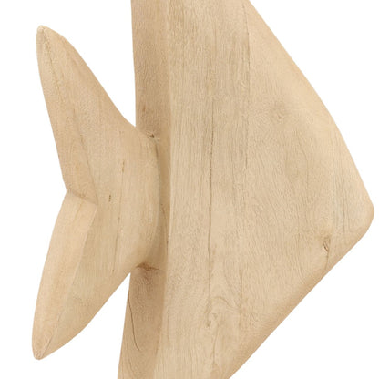 Natural Mango Wood Sculpture 11 in Wide
