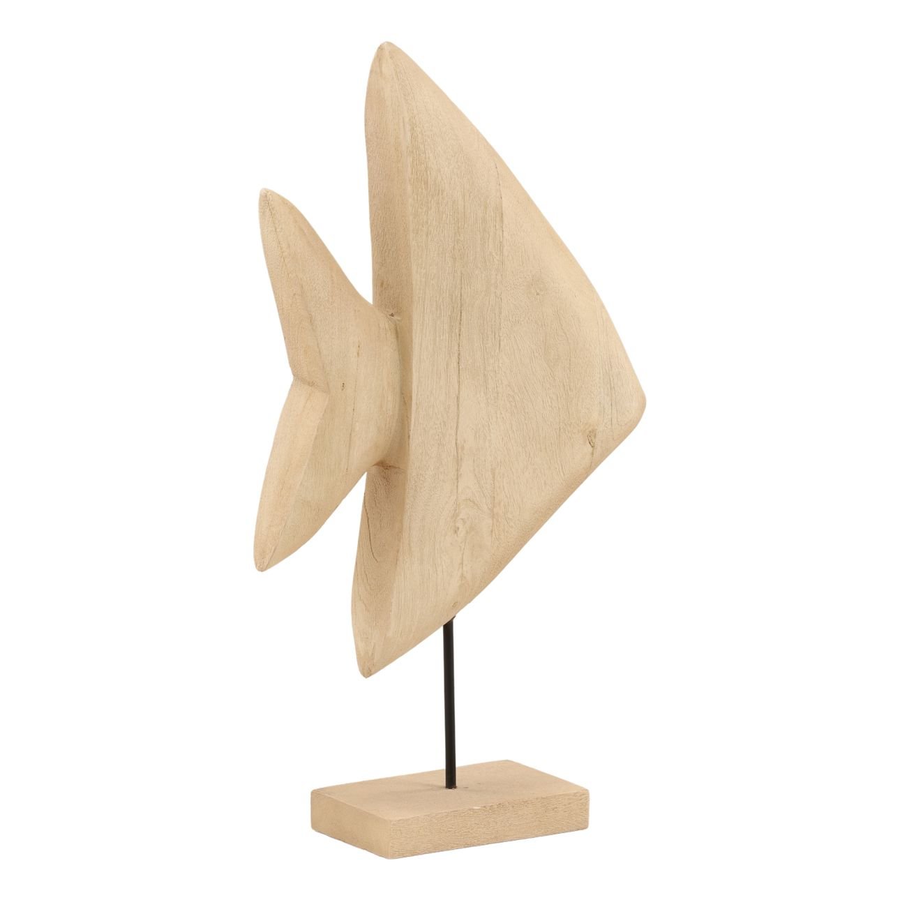Natural Mango Wood Sculpture 11 in Wide