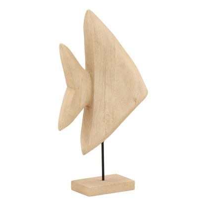 Natural Mango Wood Sculpture 11 in Wide