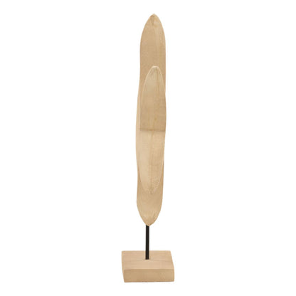 Natural Mango Wood Sculpture 11 in Wide