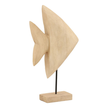 Natural Mango Wood Sculpture 11 in Wide