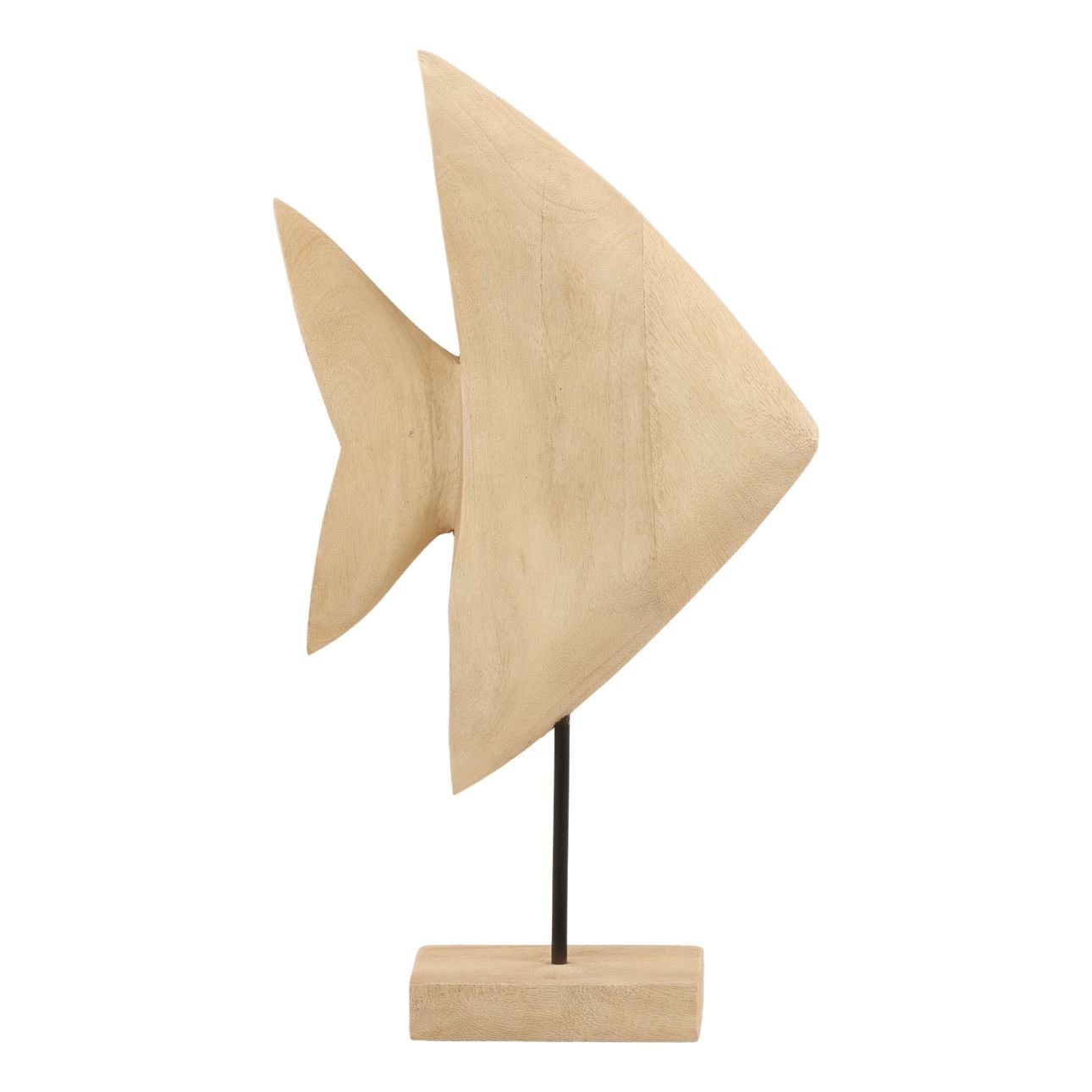 Natural Mango Wood Sculpture 11 in Wide