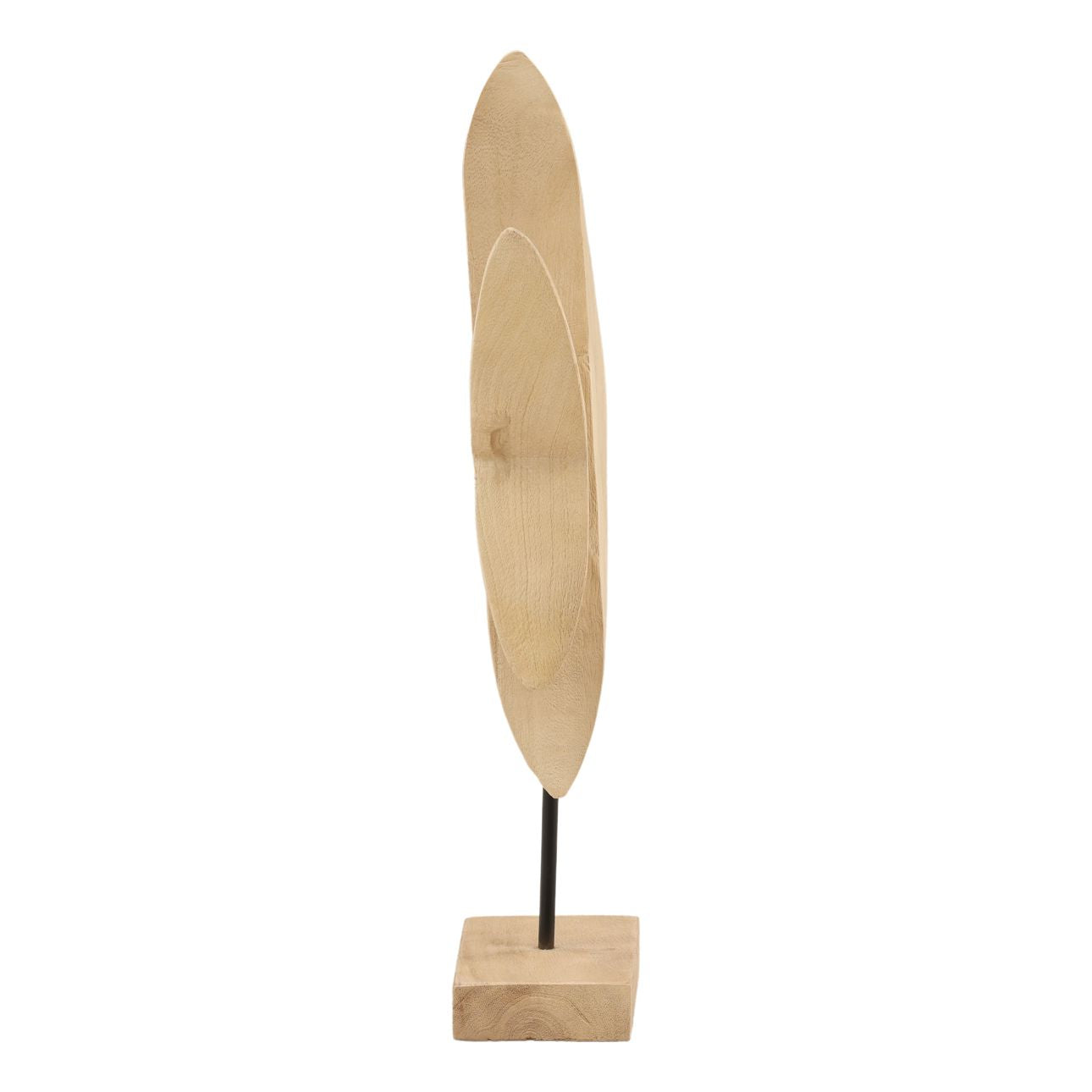 Natural Mango Wood Sculpture 11 in Wide
