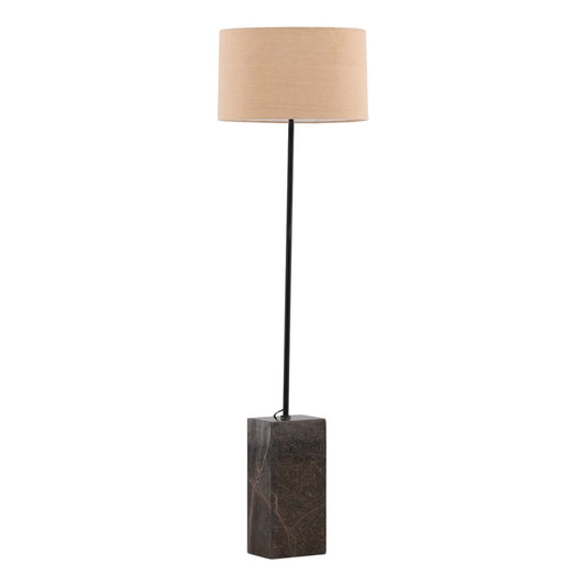 Green Forest Marble and Chambrey Shade Lamp 18 in Wide