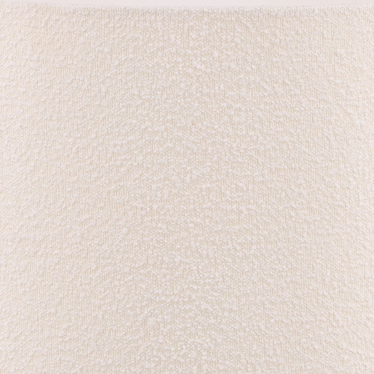 Natural and Cream Mango Wood and Boucle Shade Lamp 20 in Wide