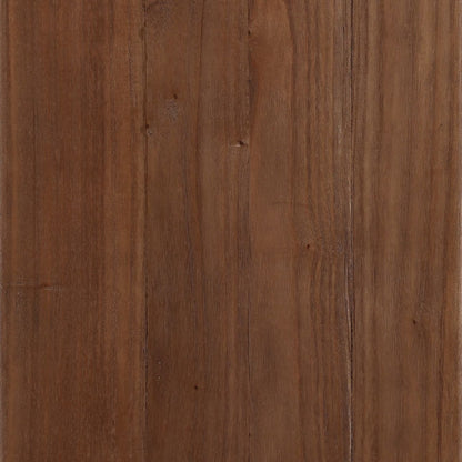 Brown Mindi Wood Bookcase 67 in Wide