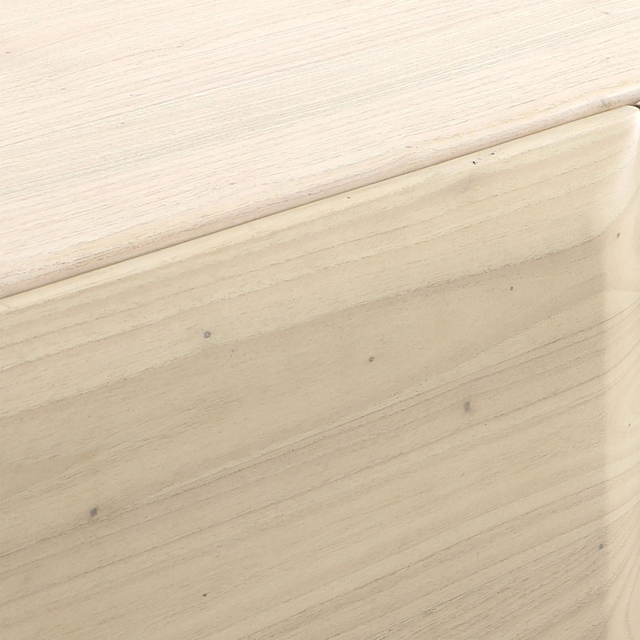 Bleached Natural Mindi and Bayor Wood Sideboard 78.5 in Wide